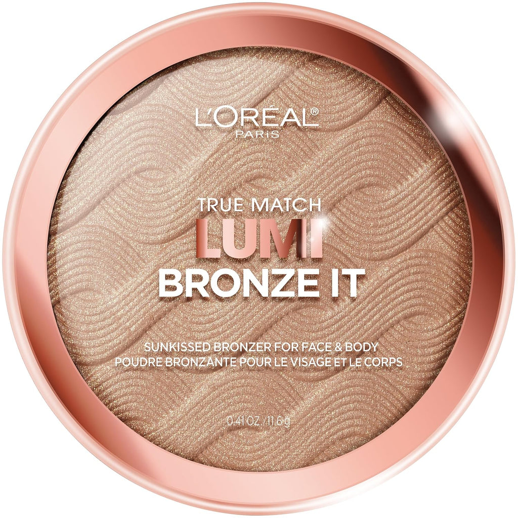 L'Oreal Paris True Match Lumi Bronze It Bronzer, Medium & Light, 0.41 fl oz Z621964