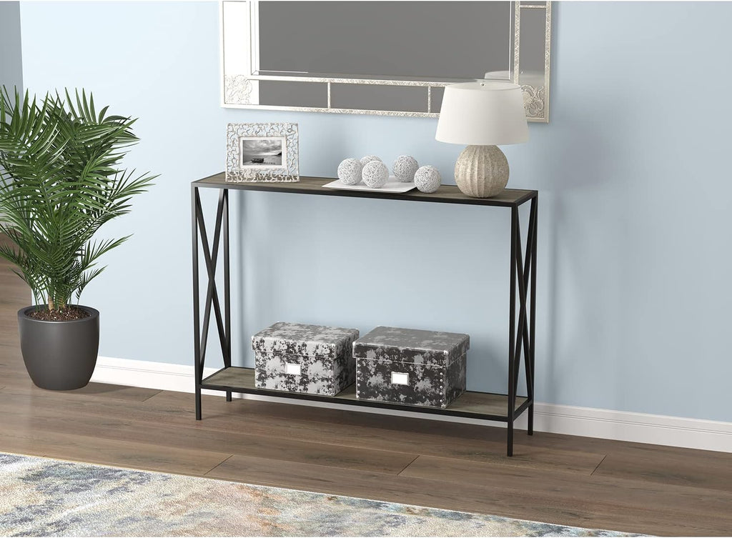 Safdie & Co. Console Table, Dark Taupe X831