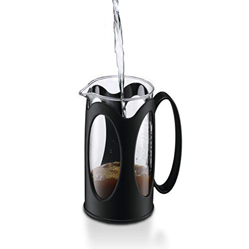 BODUM Kenya French Press Coffee Maker, 4-Cup, Black C3117