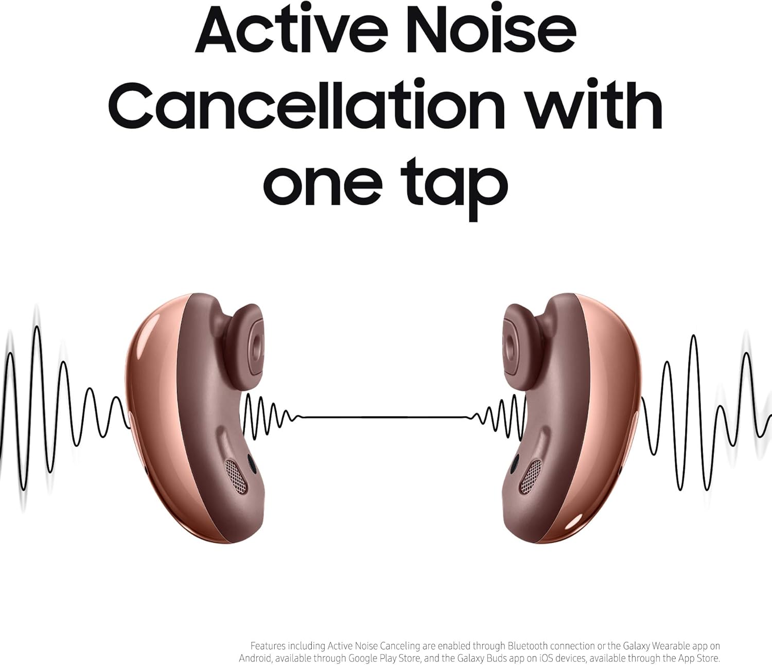 SAMSUNG Galaxy Buds Live True Wireless Earbuds with Active Noise Cancelling, Mystic Red K945960