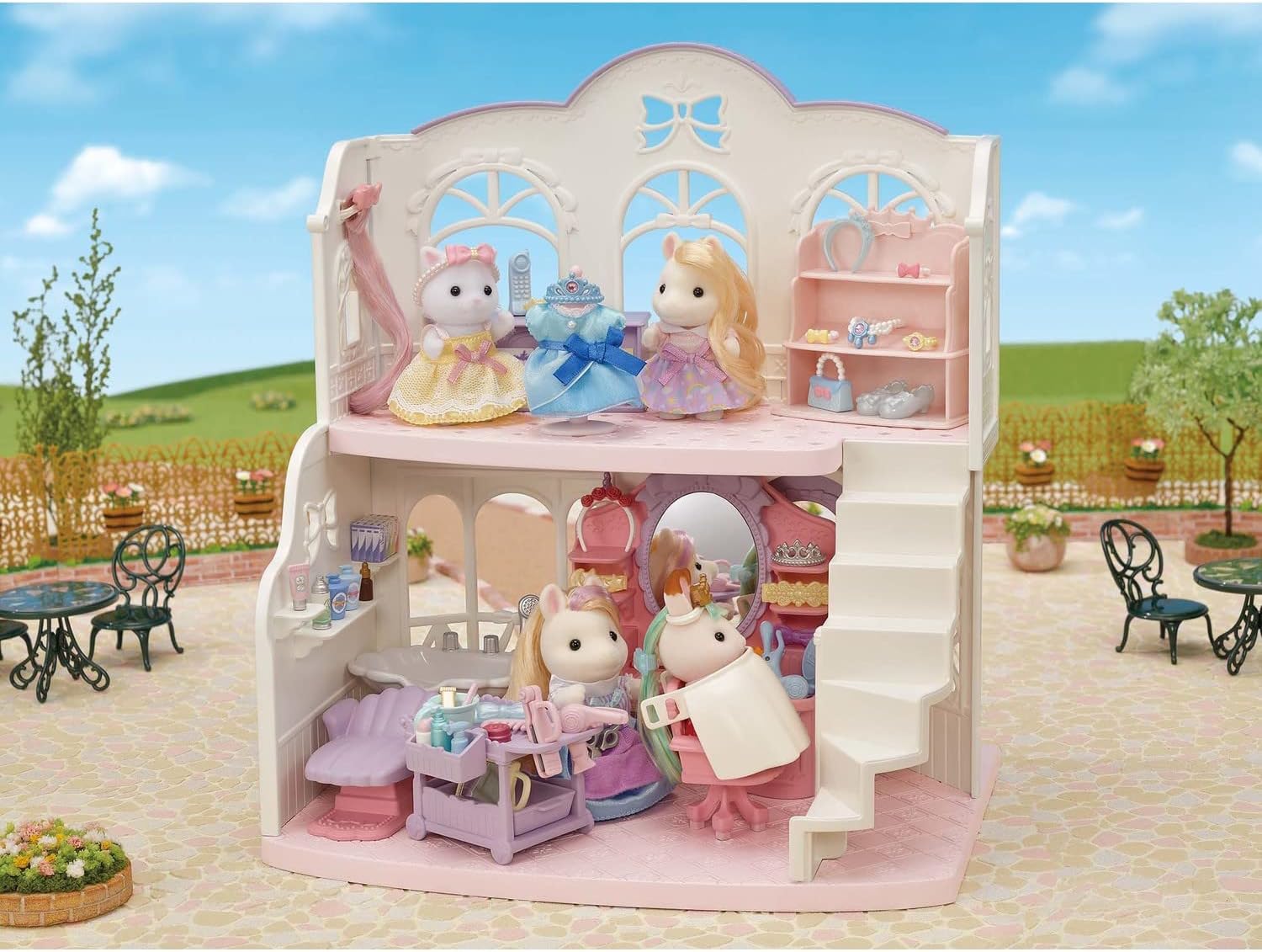Calico Critters Pony's Hair Stylist Set Dollhouse Playset I829216