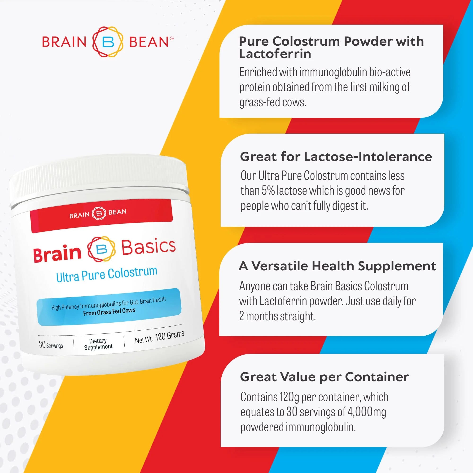Brain Basics Ultra Pure Colostrum K70072