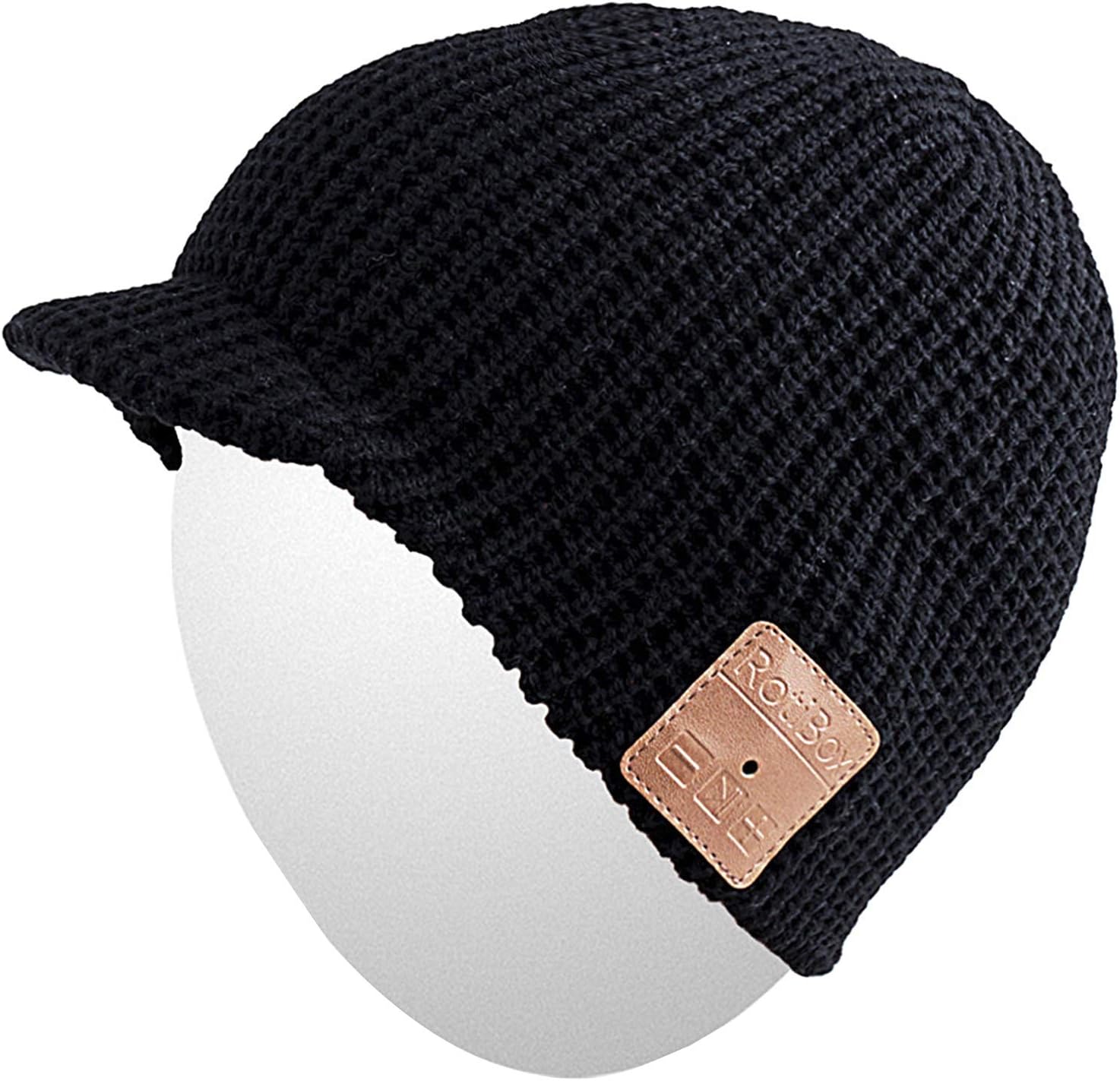 Rotibox Bluetooth Beanie Hat with Wireless Stereo Headphones, Black G263961