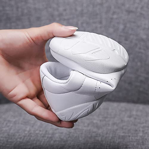 Cheer Shoes Girls White Cheerleading Dance Shoes Youth Athletic Training Sneakers T400